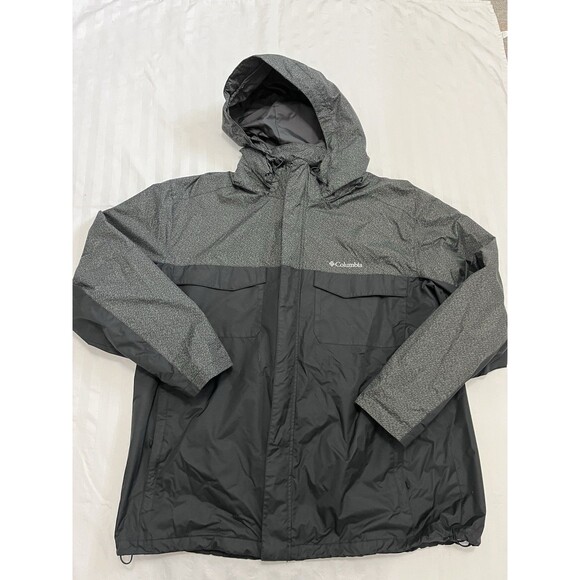 Columbia Timberline 3-1 Waterproof Coat Jacket Parka Size XXL Outdoor Gray Black - Picture 1 of 14